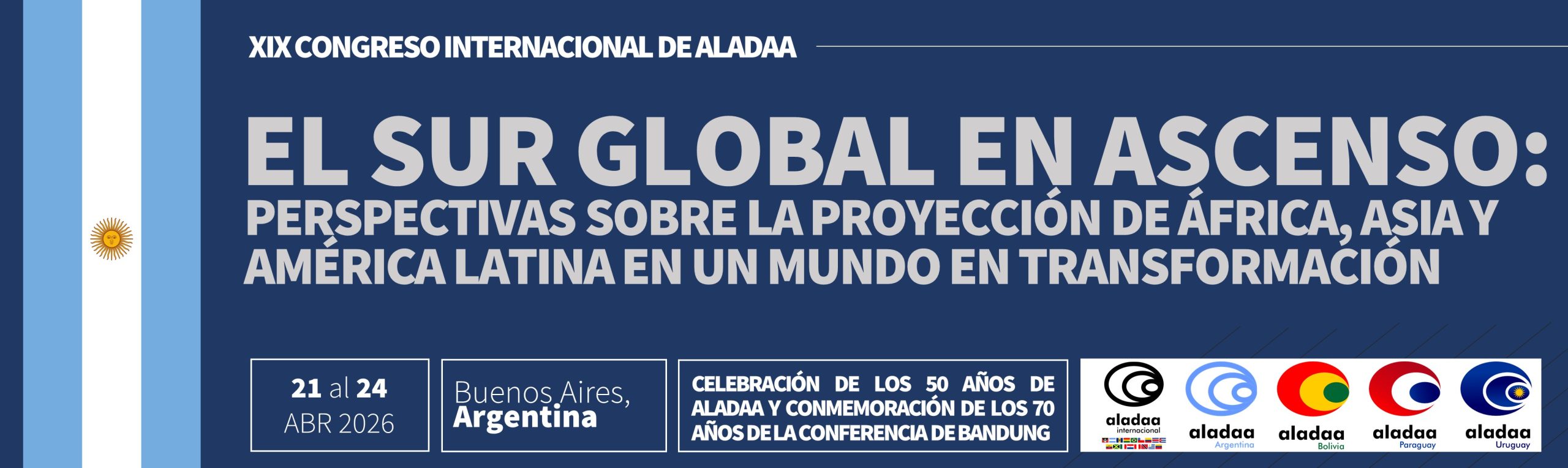 XIX Congreso Internacional de ALADAA y Celebración de los 50 años de ALADAA